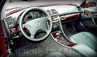 Mercedes CLK-Class Burred Wood Dash Kit