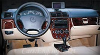 Mercedes Burred Wood Dash Kit