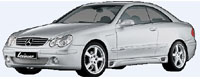 Mercedes W209 CLK Lorinser Edition Body Kit