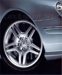 Mercedes 18" Silver AMG Double Spoke Type IV Wheels
