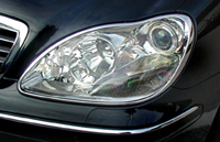 Mercedes W220 Chrome Headlight Rings