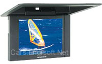 10.4" Flip Down Flush Mount Overhead TV\DVD Video System