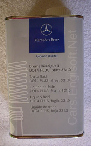 Mercedes recommended brake fluid #5