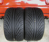 2 Used Falken 451 285/30ZR18 Tires.