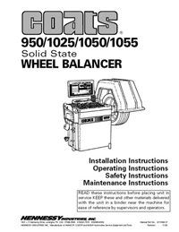 Used Coats 1050 Wheel Balancer